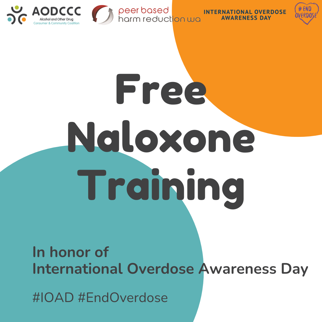 AODCCC & Peer Based Harm Reduction – Naloxone Training